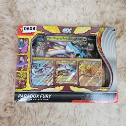 Pokemon TCG: Paradox Fury Premium Collection (1 Oversize Promo Card, 3 Promo Car - Image 1