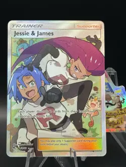 Pokemon TCG Jessie James Full Art Holo Card 68/68 Hidden Fates Ultra Rare NM - Image 1