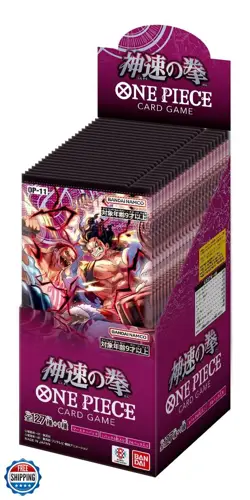 BANDAI ONE Piece Card Game, Fist of God Speed (OP-11) Booster Box - 24 Packs - Image 3