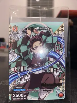 Demon Slayer Tanjiro Kamado Union Arena Release Event Participation Card SEALED - Image 2