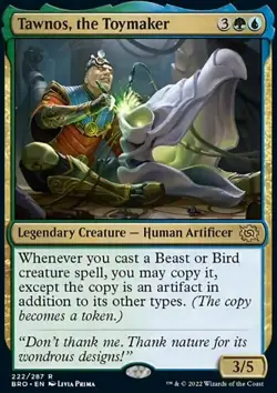 MTG Magic the Gathering Tawnos, the Toymaker (222/399) The Brothers' War NM - Image 1