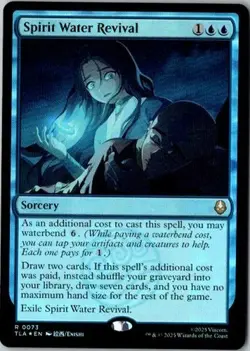 FOIL Spirit Water Revival- Avatar the Last Airbender - MTG - NM - Image 1