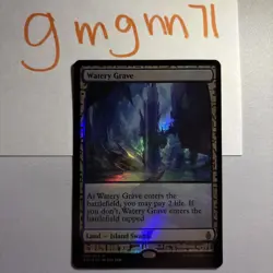 MTG Foil Watery Grave Zendikar Expeditions 3 Of 3 - Image 1