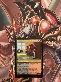 x1 Flamewar, Brash Veteran // Flamewar, Streetwise Operative M MTG Universes Bey - Image 2