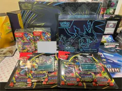 Phantasmal Flames Etb UPC Bundle Pokemon Center ETB And Charizard X EX UPC - Image 1
