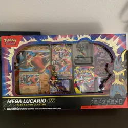 Pokemon TCG Mega Lucario ex Premium Figure Collection Box Factory Sealed - Image 1