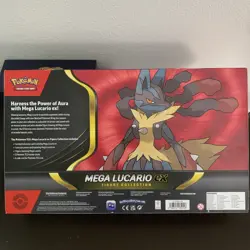 Pokemon TCG Mega Lucario ex Premium Figure Collection Box Factory Sealed - Image 2