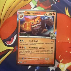 N's Darmanitan Pokemon Journey Together Prerelease Stamped Promo SVP 181 SKU2 - Image 1