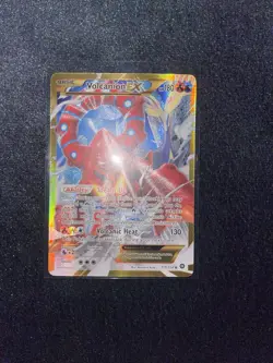 Pokemon XY Steam Siege # 115 Full Art Volcanion EX Secret Rare NM/M - Image 3