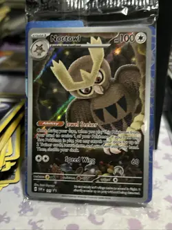 SEALED Pokemon Noctowl SVP141 Stellar Crown Promo NM - Image 1