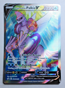 Pokemon Origin Forme Palkia V SWSH253 Holo Rare Black Star Promo - Near Mint - Image 2