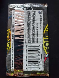 YUGIOH INVASION OF CHAOS Unlimited Edition Sealed BOOSTER PACK - Image 2
