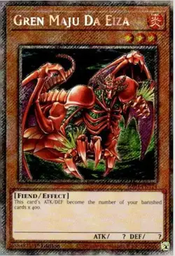 1x Gren Maju Da Eiza (Platinum Secret R NM Eng YuGiOh - Quarter Century Stampede - Image 1