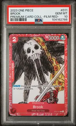 2023 ONE PIECE PREMIUM CARD COLL -ONE PIECE FILM RED- #011 BROOK PSA 10 - Image 1