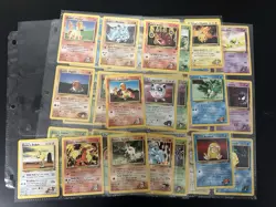 Pokemon Gym Challenge Complete Common Set With NO TRAINER CARDS - 46 Cards - Image 1
