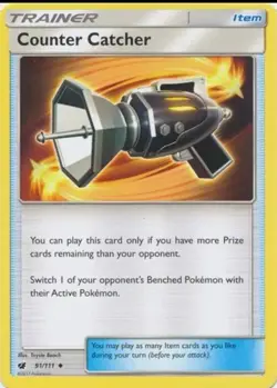 POKEMON COUNTER CATCHER 91/111 UNCOMMON CRIMSON INVASION NM CARD - Image 1