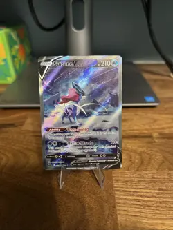 Suicune v Crown Zenith Galarian Gallery Holo Ultra Rare Card GG38 GG70 - Image 2