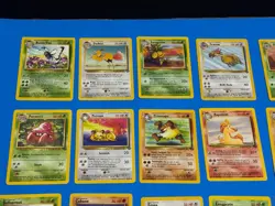 Complete Pokemon Jungle Unlimited Uncommon and Common 32 Card Set 33-64 LP- NM - Image 2