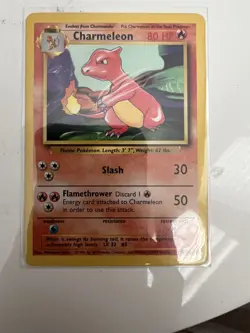 Charmeleon 24/102 Base Set WOTC Pokemon Card - HP - Image 1