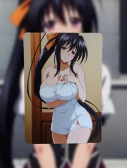 Akeno Himejima High School DxD Anime Waifu Sexy Goddess Doujin Lewd Hentai Card - Image 1