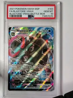 Psa 10 Blastoise VMAX Full Art SWSH103 Sword & Shield Promo Cards Holo - Image 1