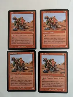 4 Mine Layer Odyssey MTG NM Free shipping with tracking - Image 1