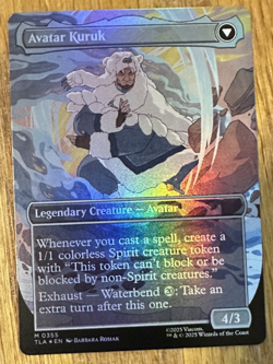 MTG Avatar: The Last Airbender, The Legend of Kuruk / Avatar - Borderless Foil - Image 2