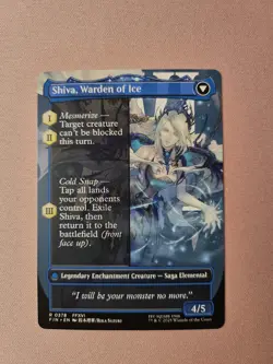 Jill, Shiva's Dominant - Borderless, Non-Foil MTG Final Fantasy (#378) - Image 2