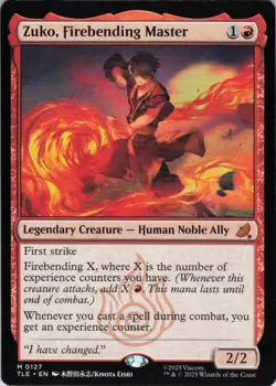 MTG Zuko, Firebending Master (127) | NM | Avatar: The Last Airbender {TLE} - Image 1