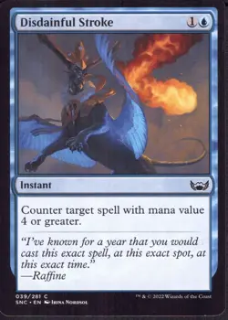 Disdainful Stroke - SNC - Uncommon - Magic MTG NM - Image 1