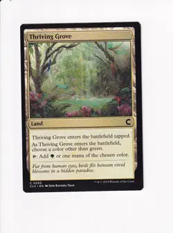 MAGIC THE GATHERING MTG RAVNICA: CLUE EDITION THRIVING GROVE (#1) - Image 1