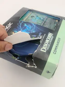 Magic The Gathering Duskmourn Commander Jump Scare Zimone Deck Damaged Box MTG - Image 2