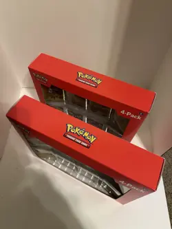2 Pokemon Scarlet & Violet 4pk Mini Tins w/ 4 Promo cards Sealed - Image 2