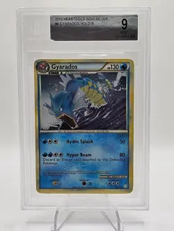 Gyarados Holo 4/123 BECKETT BGS 9 HeartGold SoulSilver 2010 HGSS Pokemon - Image 1