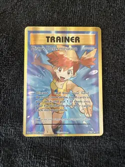 MISTYS DETERMINATION FULL ART 108/108 XY Evolutions Holo Rare Pokemon TCG MINT - Image 1