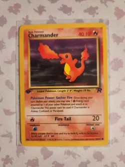 Charmander 50/82 1st Edition Team Rocket Pokemon TCG - Image 1