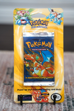 Pokemon 1999 WOTC Base Set Unlimited Booster Blister Pack Charizard Vintage - Image 1