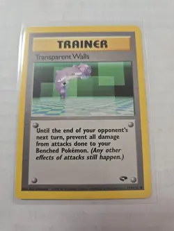 Transparent Walls - 125/132 Gym Challenge - WOTC Unlimited - Pokemon TCG - Image 1