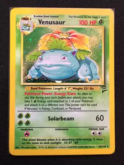 Base Set 2 Holo Pokemon Lot - Alakazam, Blastoise, Venusaur, Clefairy WOTC 2000 - Image 5