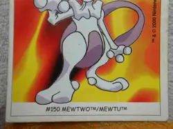 MEWTWO #150 - DUNKIN BOOMER 2000 - CARTE POKEMON - TRES BON ETAT - Image 3