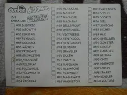 MEWTWO #150 - DUNKIN BOOMER 2000 - CARTE POKEMON - TRES BON ETAT - Image 4