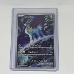 Pokemon Cobalion 144/086 Sv: Black Bolt Illustration Rare Holo Near Mint - Image 1