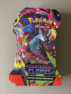 10 x Pokemon TCG Phantasmal Flames Blister Packs Assorted - Image 3
