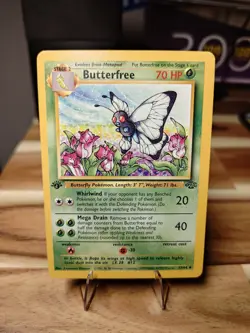 Butterfree 33/64 Jungle 1st Edition “d” Error - Pokemon Vintage Near Mint - Image 1