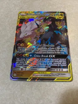 Pokemon TCG Reshiram & Zekrom GX 157/236 Cosmic Eclipse Ultra Rare S&M - Image 2