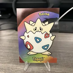 2000 Topps Pokemon TV Animation Togepi Clear #PC8 Blue Label - Image 1
