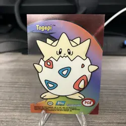2000 Topps Pokemon TV Animation Togepi Clear #PC8 Blue Label - Image 2