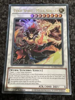 Yu-Gi-Oh! TCG Tenyi Spirit - Mula Adhara SUDA-EN042 Ultra Rare 1st Edition NM/M - Image 1