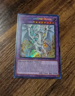 Yu-Gi-Oh! TCG Albion the Sanctifire Dragon CYAC-EN035 1st Ed NM Secret Rare - Image 1