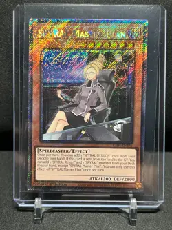Spyral Master Plan RA04-EN276 1st Edition Platinum Secret Rare Yu-Gi-Oh! NM - Image 1